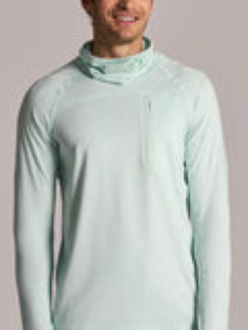 Coolibar Vented Andros Fishing Tee - Misty Aqua